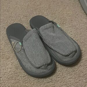 Sanuk Gray Loafers & Slip-Ons